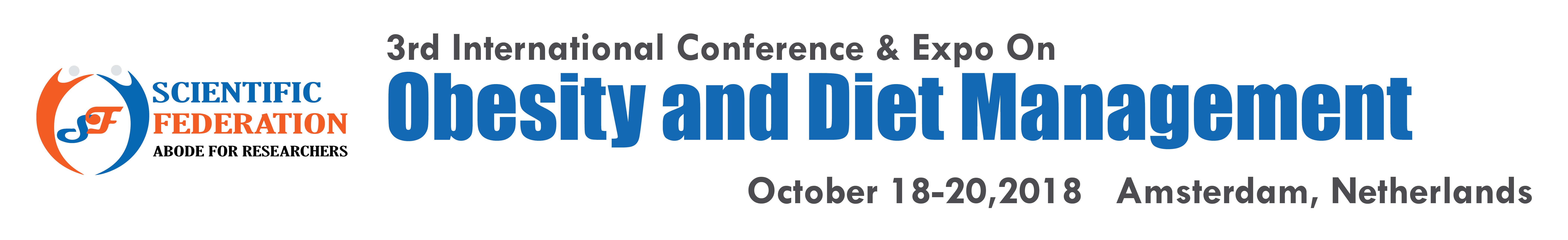3rd International Conference & Expo on Obesity and Diet Management